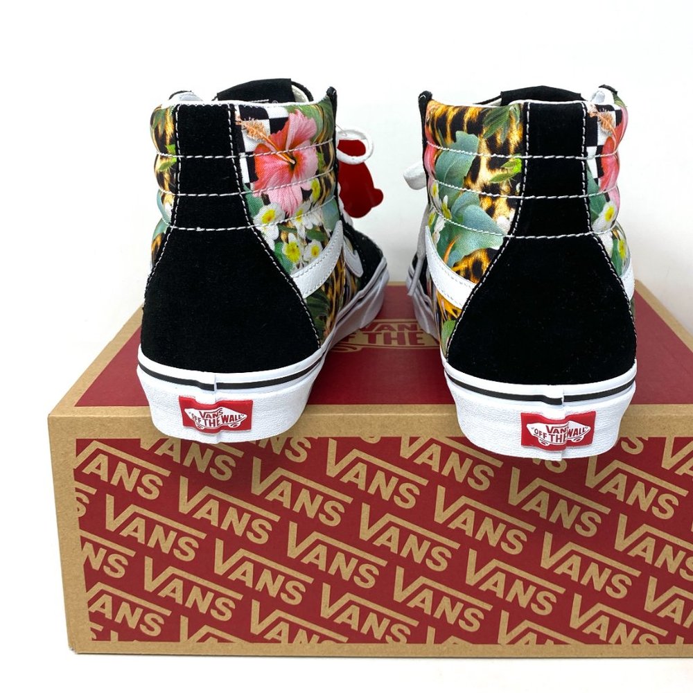 VANS Sk8-Hi Tropical Animal Check Multi Women’s Size 7 VN0A4U3C2FB - Picture 3 of 8